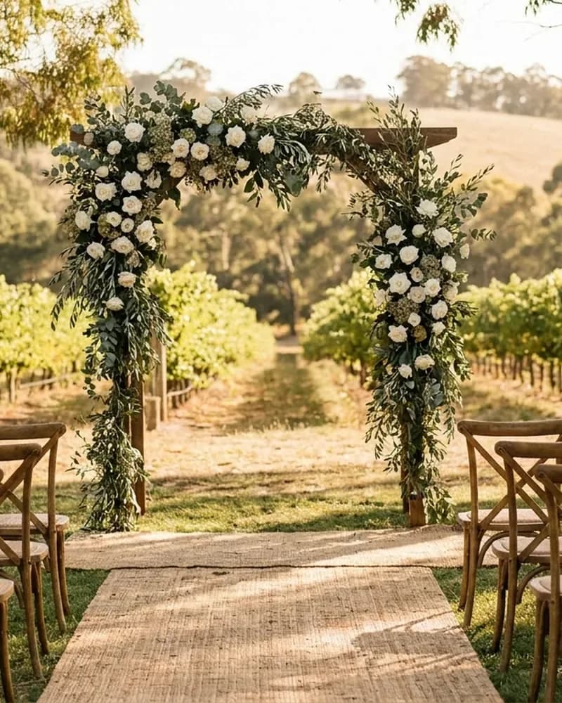 A styled Adelaide wedding at golden hour